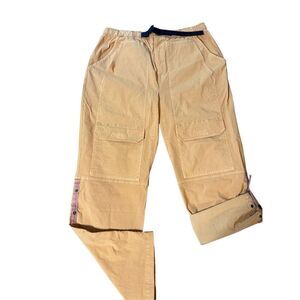 Men's Nylon auburn with adjustable waist Cargo converts into shorts pants 32x32